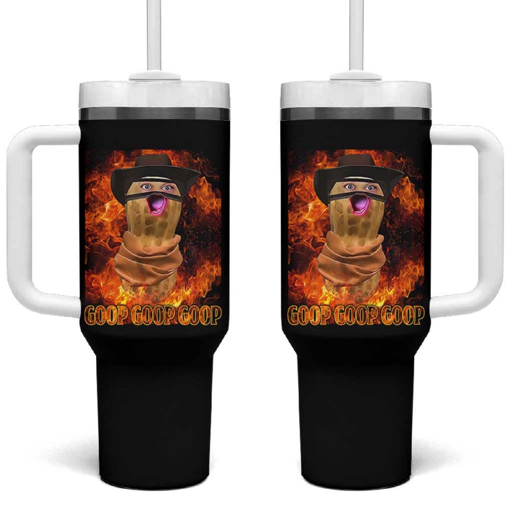 Peanut Goop Meme Tumbler With Handle Funny Bungulator - Wonder Print Shop