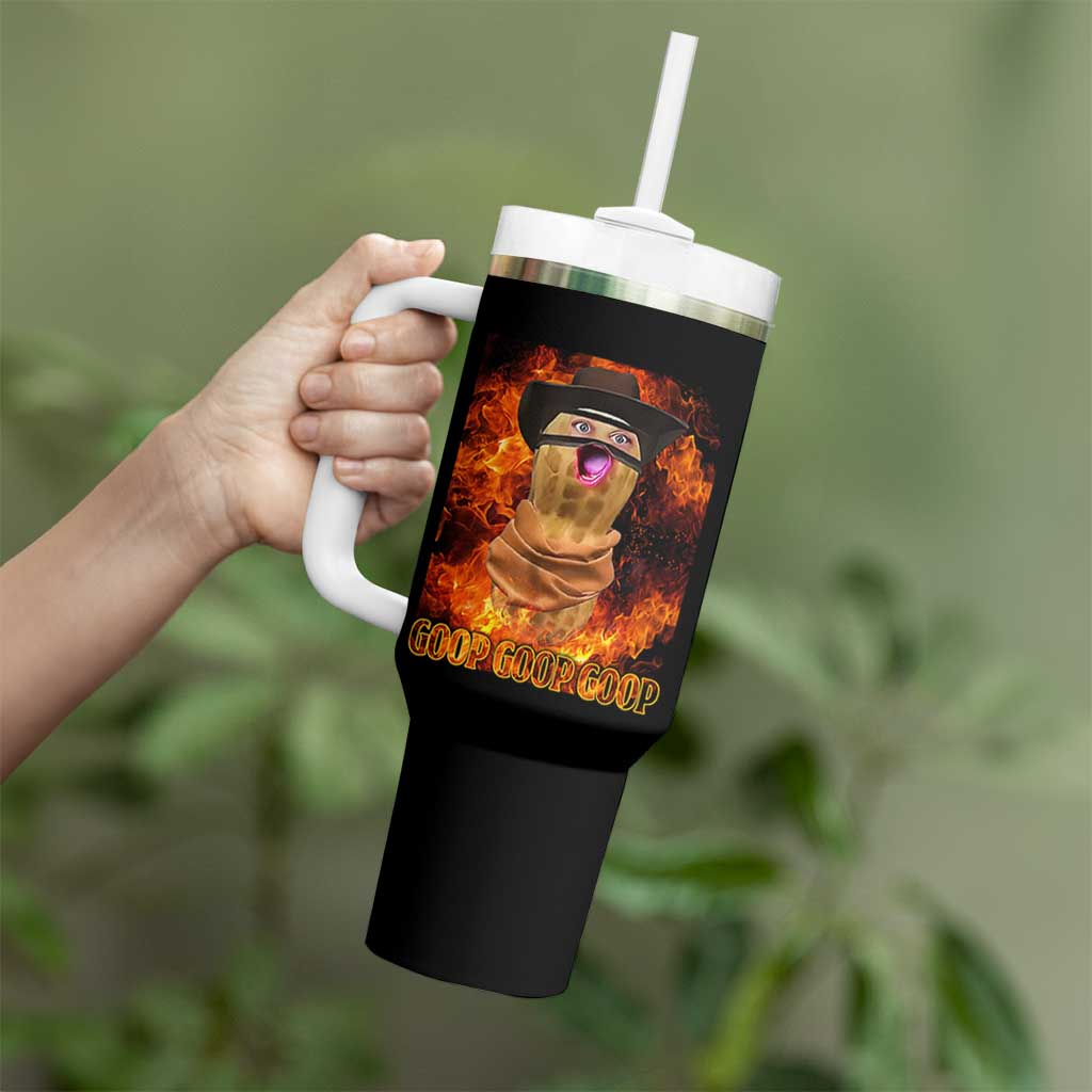 Peanut Goop Meme Tumbler With Handle Funny Bungulator - Wonder Print Shop