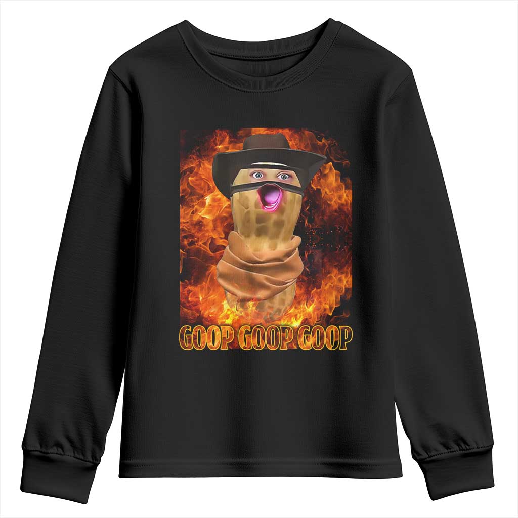 Peanut Goop Meme Youth Sweatshirt Funny Bungulator - Wonder Print Shop