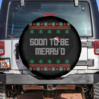 Soon To Be Merry'd Christmas Spare Tire Cover Engaged Couple Matching - Wonder Print Shop