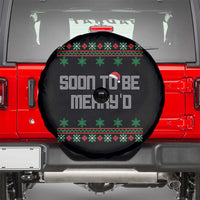 Soon To Be Merry'd Christmas Spare Tire Cover Engaged Couple Matching - Wonder Print Shop
