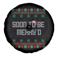 Soon To Be Merry'd Christmas Spare Tire Cover Engaged Couple Matching - Wonder Print Shop