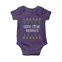 Soon To Be Merry'd Christmas Baby Onesie Engaged Couple Matching - Wonder Print Shop