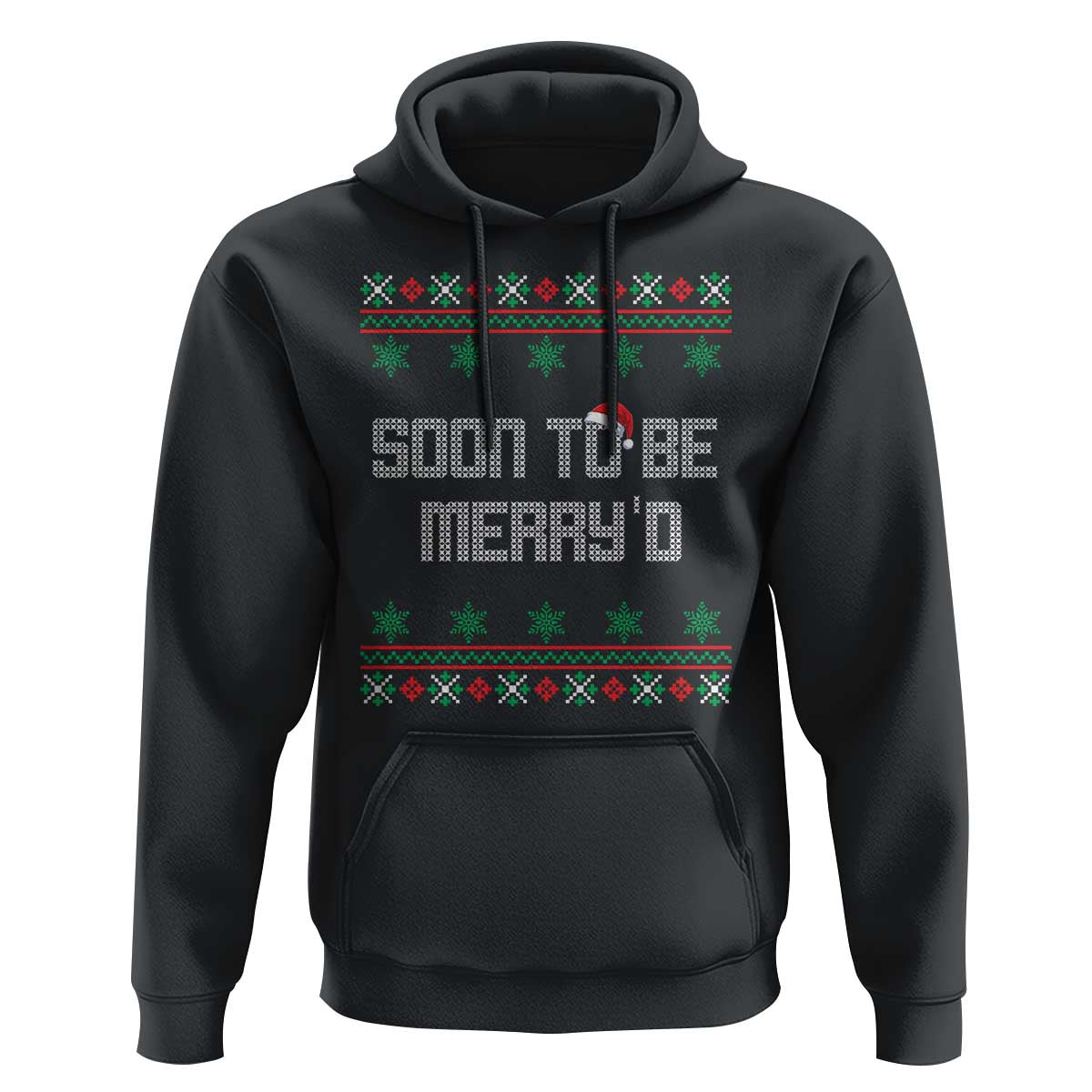 Soon To Be Merry'd Christmas Hoodie Engaged Couple Matching - Wonder Print Shop