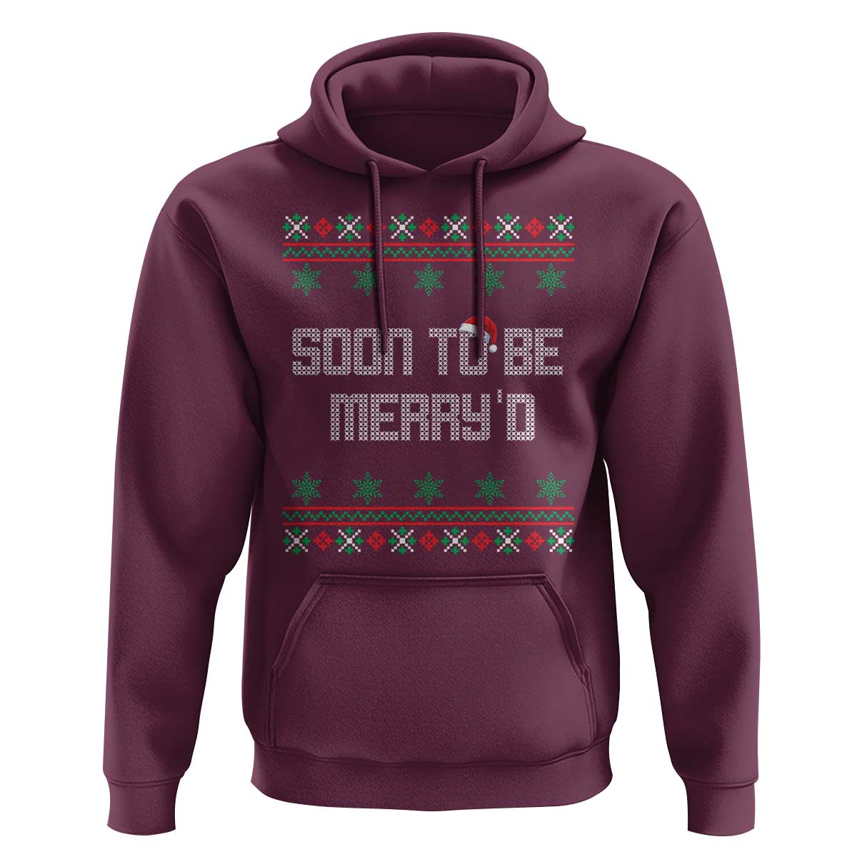 Soon To Be Merry'd Christmas Hoodie Engaged Couple Matching - Wonder Print Shop