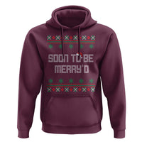 Soon To Be Merry'd Christmas Hoodie Engaged Couple Matching - Wonder Print Shop