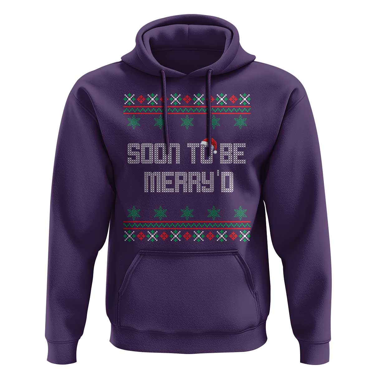 Soon To Be Merry'd Christmas Hoodie Engaged Couple Matching - Wonder Print Shop