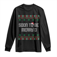 Soon To Be Merry'd Christmas Long Sleeve Shirt Engaged Couple Matching - Wonder Print Shop