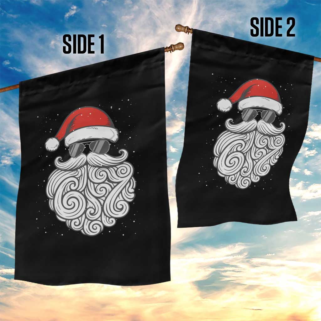 67 Christmas Santa Garden Flag 6 7 Meme Pajamas Holiday Gen Alpha Slang Teen - Wonder Print Shop