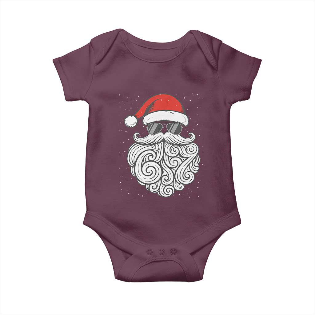 67 Christmas Santa Baby Onesie 6 7 Meme Pajamas Holiday Gen Alpha Slang Teen - Wonder Print Shop