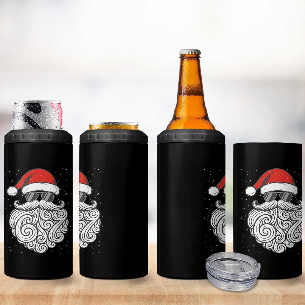 67 Christmas Santa 4 in 1 Can Cooler Tumbler 6 7 Meme Pajamas Holiday Gen Alpha Slang Teen - Wonder Print Shop