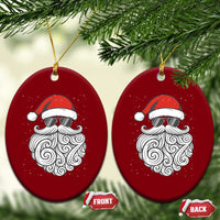 67 Christmas Santa Ceramic Ornament 6 7 Meme Pajamas Holiday Gen Alpha Slang Teen - Wonder Print Shop