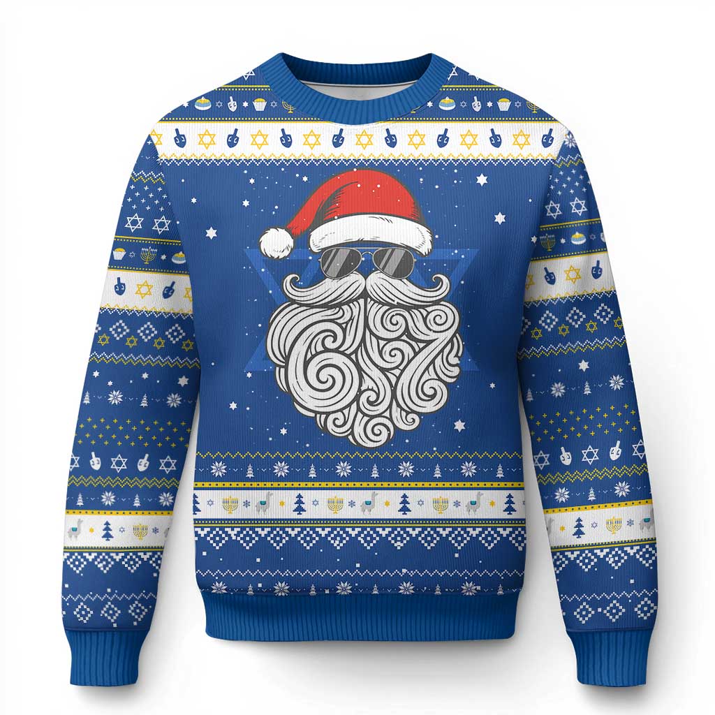 67 Christmas Santa Hanukkah Ugly Sweater 6 7 Meme Pajamas Holiday Gen Alpha Slang Teen - Wonder Print Shop