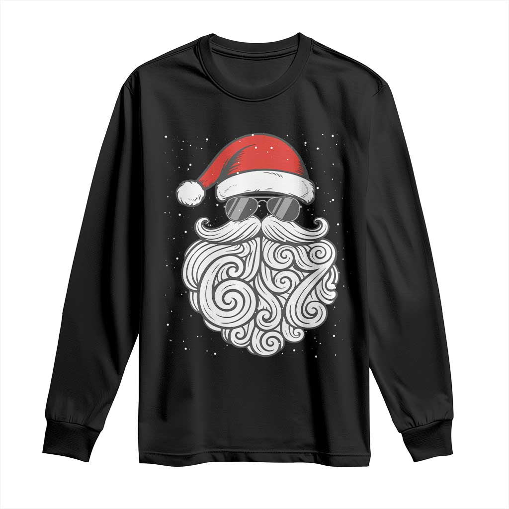 67 Christmas Santa Long Sleeve Shirt 6 7 Meme Pajamas Holiday Gen Alpha Slang Teen - Wonder Print Shop