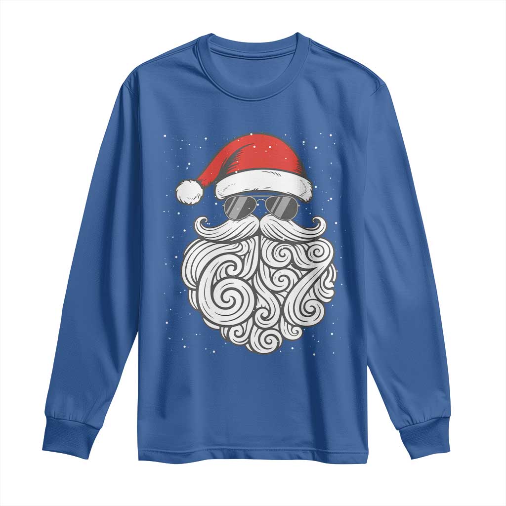 67 Christmas Santa Long Sleeve Shirt 6 7 Meme Pajamas Holiday Gen Alpha Slang Teen - Wonder Print Shop