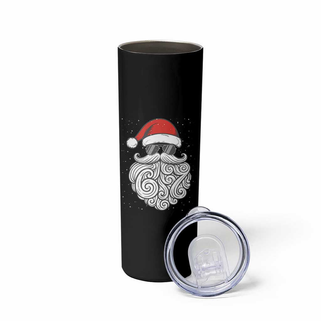 67 Christmas Santa Skinny Tumbler 6 7 Meme Pajamas Holiday Gen Alpha Slang Teen - Wonder Print Shop