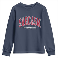 Sarcasm It's How I Hug Youth Sweatshirt Funny Graphic Trendy - Wonder Print Shop