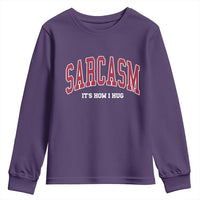Sarcasm It's How I Hug Youth Sweatshirt Funny Graphic Trendy - Wonder Print Shop