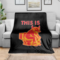 This Is Bull Shit Throw Blanket Bullshit Sarcastic Embarrassing Gag Gifts - Wonder Print Shop