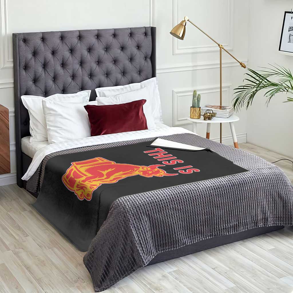 This Is Bull Shit Throw Blanket Bullshit Sarcastic Embarrassing Gag Gifts - Wonder Print Shop