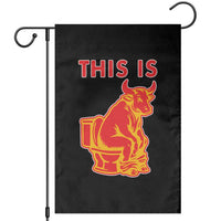 This Is Bull Shit Garden Flag Bullshit Sarcastic Embarrassing Gag Gifts - Wonder Print Shop
