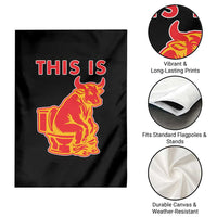 This Is Bull Shit Garden Flag Bullshit Sarcastic Embarrassing Gag Gifts - Wonder Print Shop