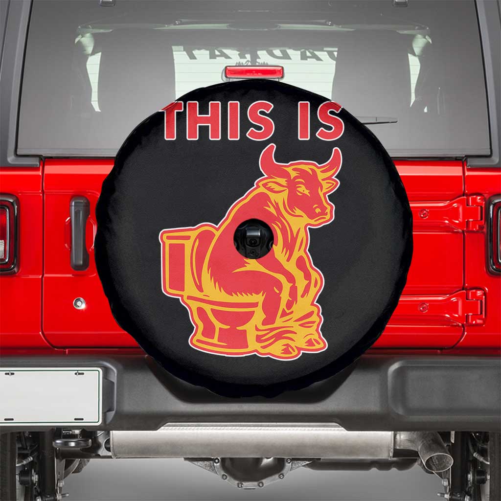 This Is Bull Shit Spare Tire Cover Bullshit Sarcastic Embarrassing Gag Gifts - Wonder Print Shop