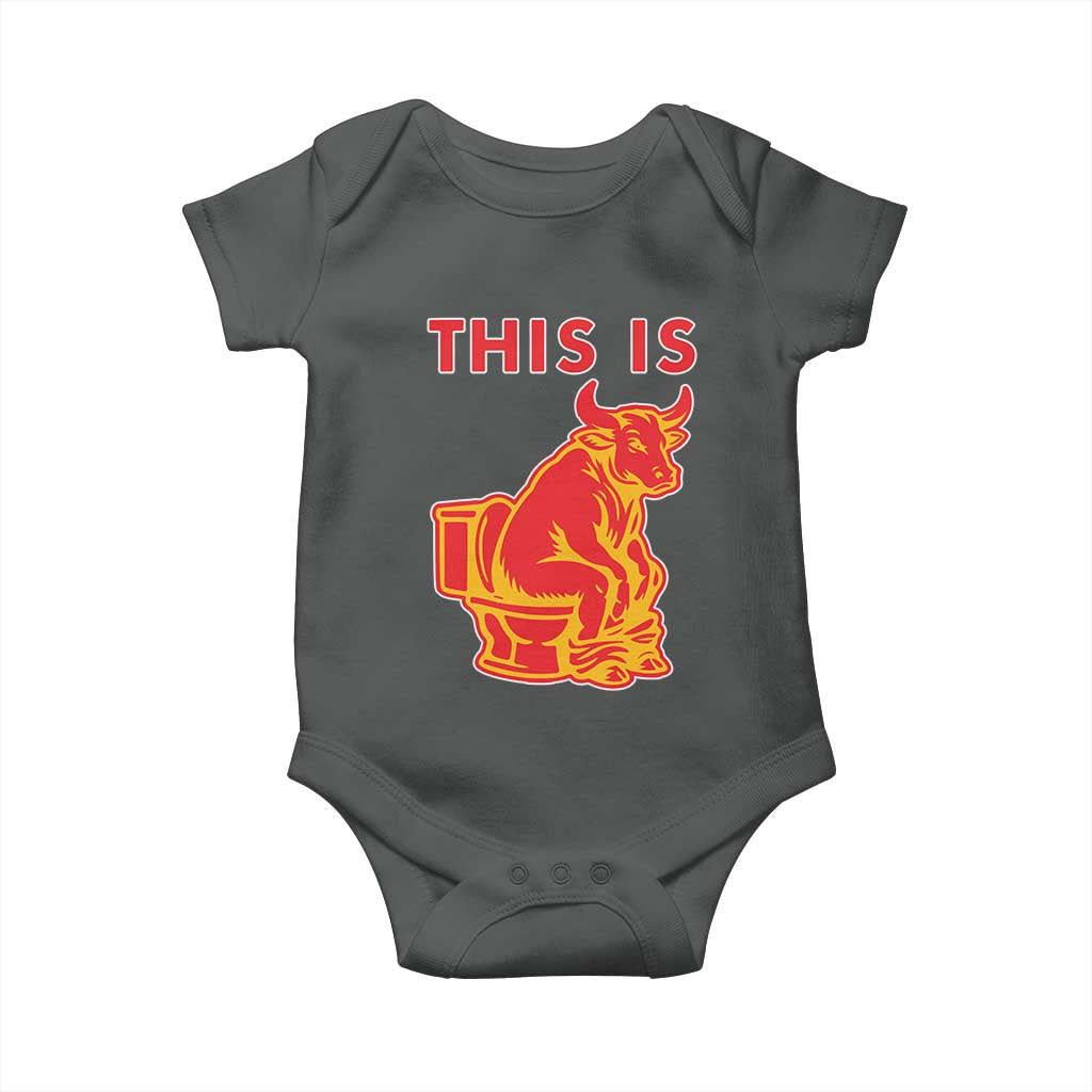 This Is Bull Shit Baby Onesie Bullshit Sarcastic Embarrassing Gag Gifts - Wonder Print Shop