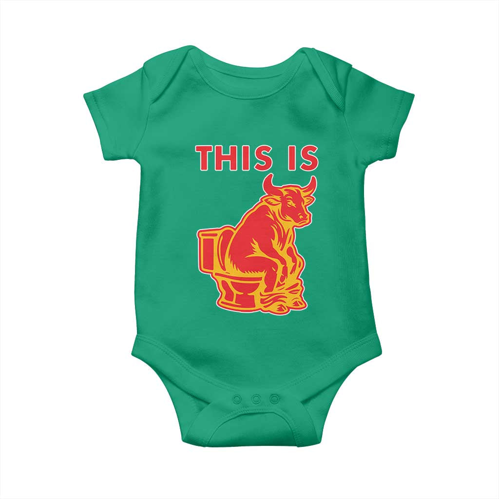This Is Bull Shit Baby Onesie Bullshit Sarcastic Embarrassing Gag Gifts - Wonder Print Shop