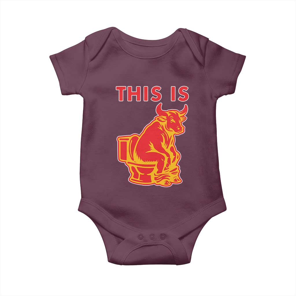 This Is Bull Shit Baby Onesie Bullshit Sarcastic Embarrassing Gag Gifts - Wonder Print Shop