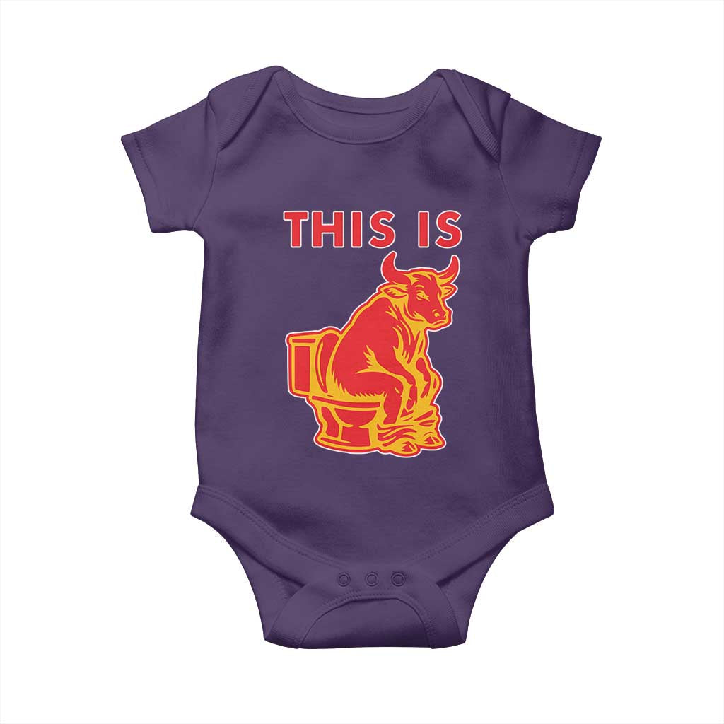 This Is Bull Shit Baby Onesie Bullshit Sarcastic Embarrassing Gag Gifts - Wonder Print Shop