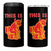 This Is Bull Shit 4 in 1 Can Cooler Tumbler Bullshit Sarcastic Embarrassing Gag Gifts - Wonder Print Shop