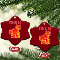 This Is Bull Shit Ceramic Ornament Bullshit Sarcastic Embarrassing Gag Gifts - Wonder Print Shop