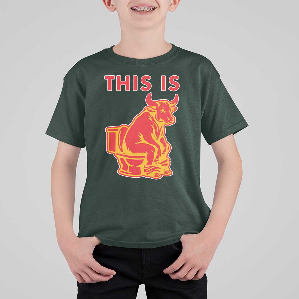 This Is Bull Shit T Shirt For Kid Bullshit Sarcastic Embarrassing Gag Gifts - Wonder Print Shop