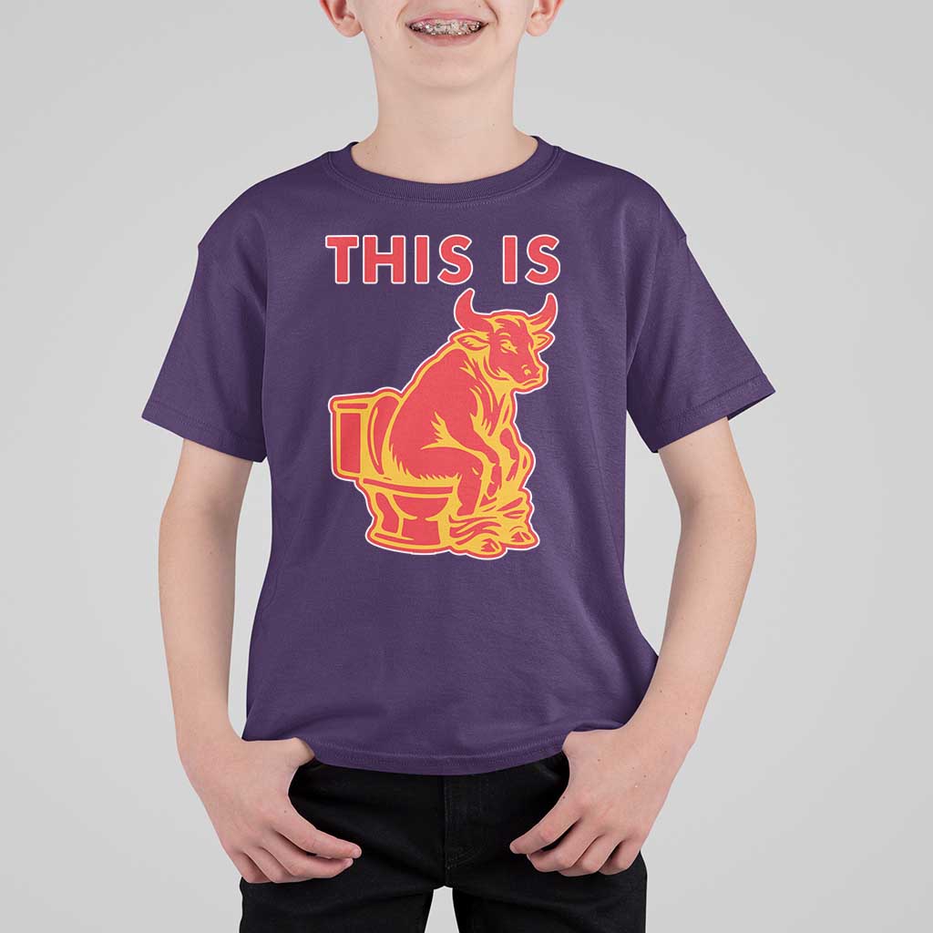 This Is Bull Shit T Shirt For Kid Bullshit Sarcastic Embarrassing Gag Gifts - Wonder Print Shop
