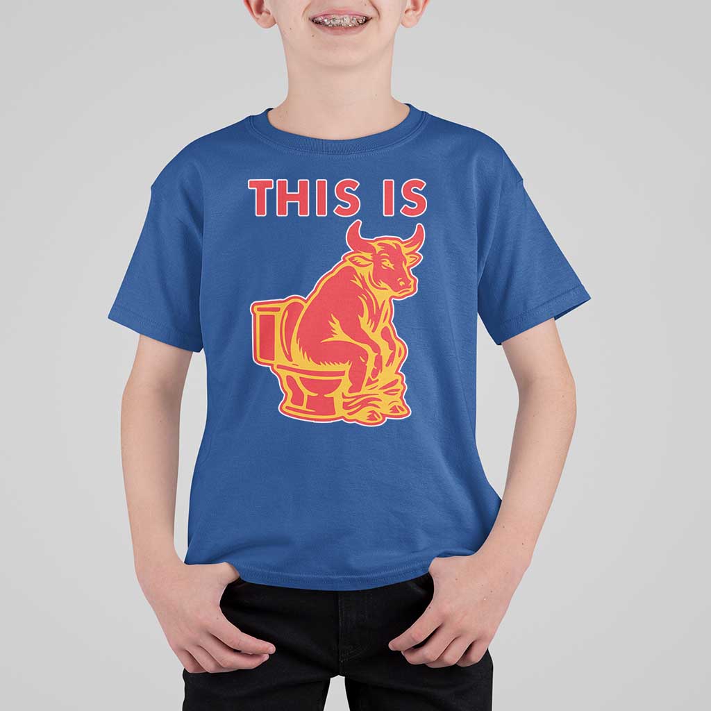This Is Bull Shit T Shirt For Kid Bullshit Sarcastic Embarrassing Gag Gifts - Wonder Print Shop