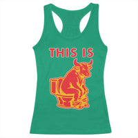 This Is Bull Shit Racerback Tank Top Bullshit Sarcastic Embarrassing Gag Gifts - Wonder Print Shop