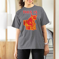 This Is Bull Shit T Shirt For Women Bullshit Sarcastic Embarrassing Gag Gifts - Wonder Print Shop