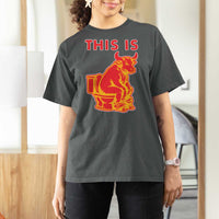 This Is Bull Shit T Shirt For Women Bullshit Sarcastic Embarrassing Gag Gifts - Wonder Print Shop