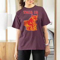 This Is Bull Shit T Shirt For Women Bullshit Sarcastic Embarrassing Gag Gifts - Wonder Print Shop
