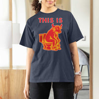 This Is Bull Shit T Shirt For Women Bullshit Sarcastic Embarrassing Gag Gifts - Wonder Print Shop
