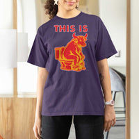 This Is Bull Shit T Shirt For Women Bullshit Sarcastic Embarrassing Gag Gifts - Wonder Print Shop