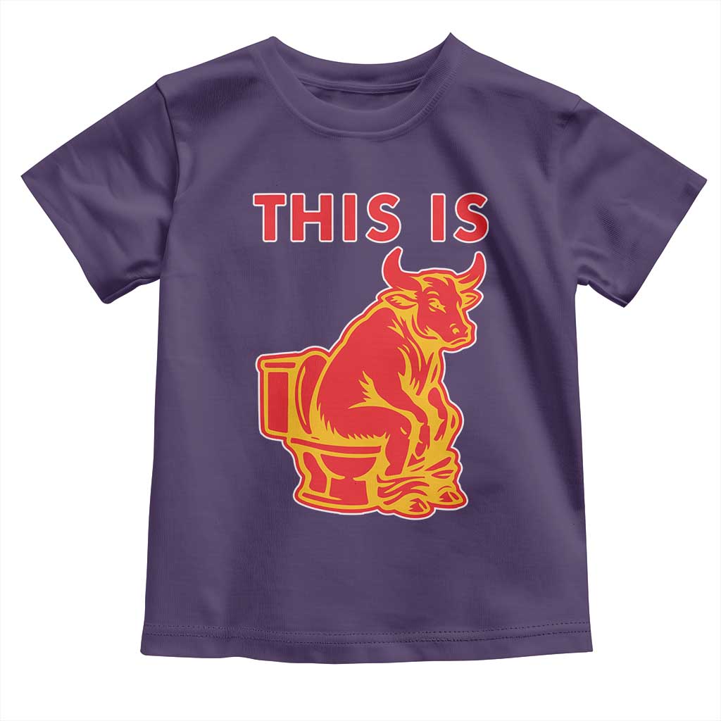 This Is Bull Shit Toddler T Shirt Bullshit Sarcastic Embarrassing Gag Gifts - Wonder Print Shop