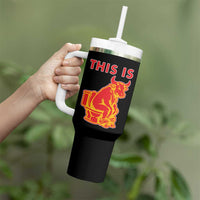 This Is Bull Shit Tumbler With Handle Bullshit Sarcastic Embarrassing Gag Gifts - Wonder Print Shop