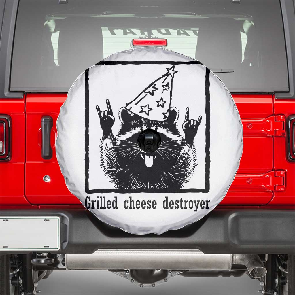 Vintage Raccoon Spare Tire Cover Retro Silly Trash Panda Meme - Wonder Print Shop