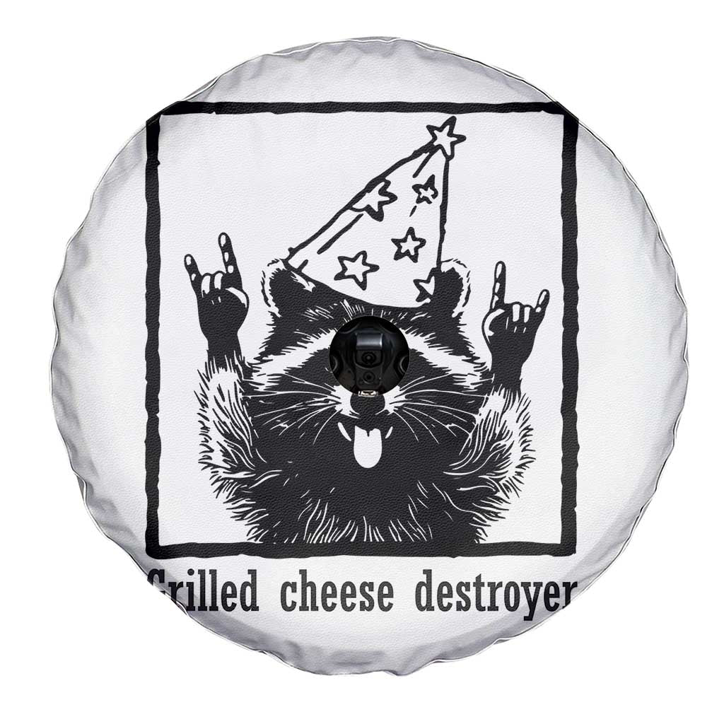Vintage Raccoon Spare Tire Cover Retro Silly Trash Panda Meme - Wonder Print Shop