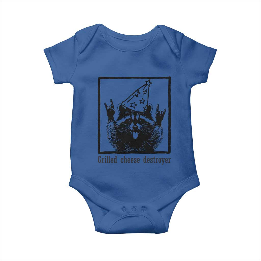 Vintage Raccoon Baby Onesie Retro Silly Trash Panda Meme - Wonder Print Shop