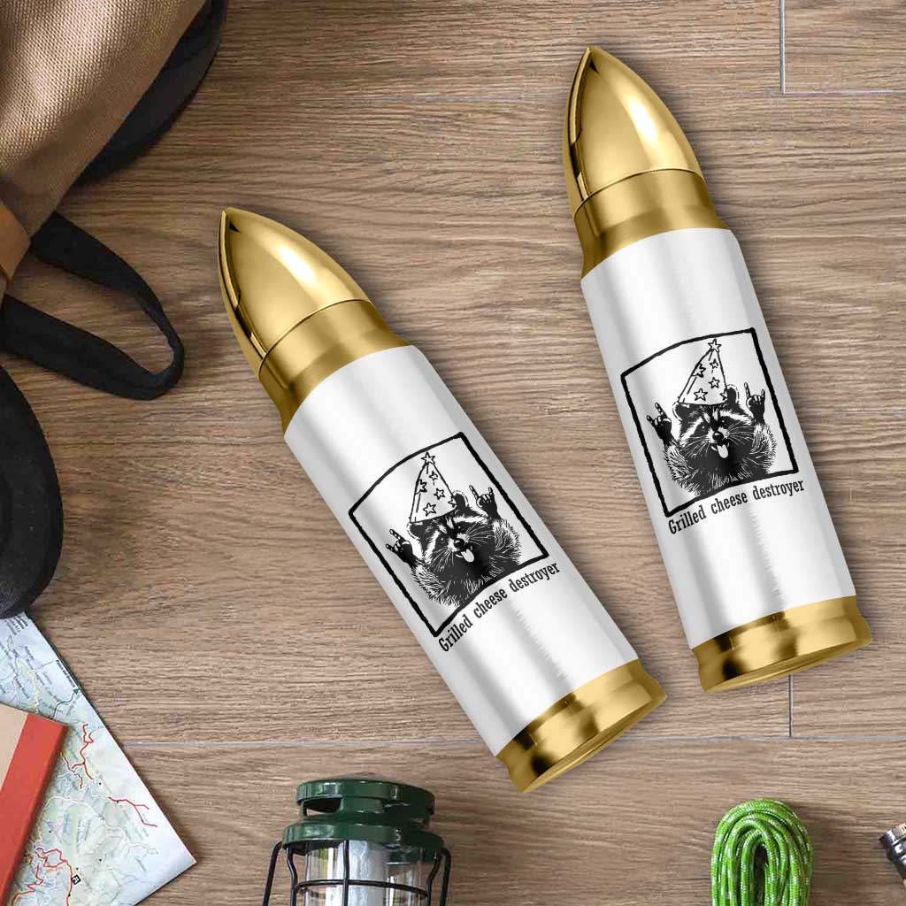 Vintage Raccoon Bullet Tumbler Retro Silly Trash Panda Meme - Wonder Print Shop