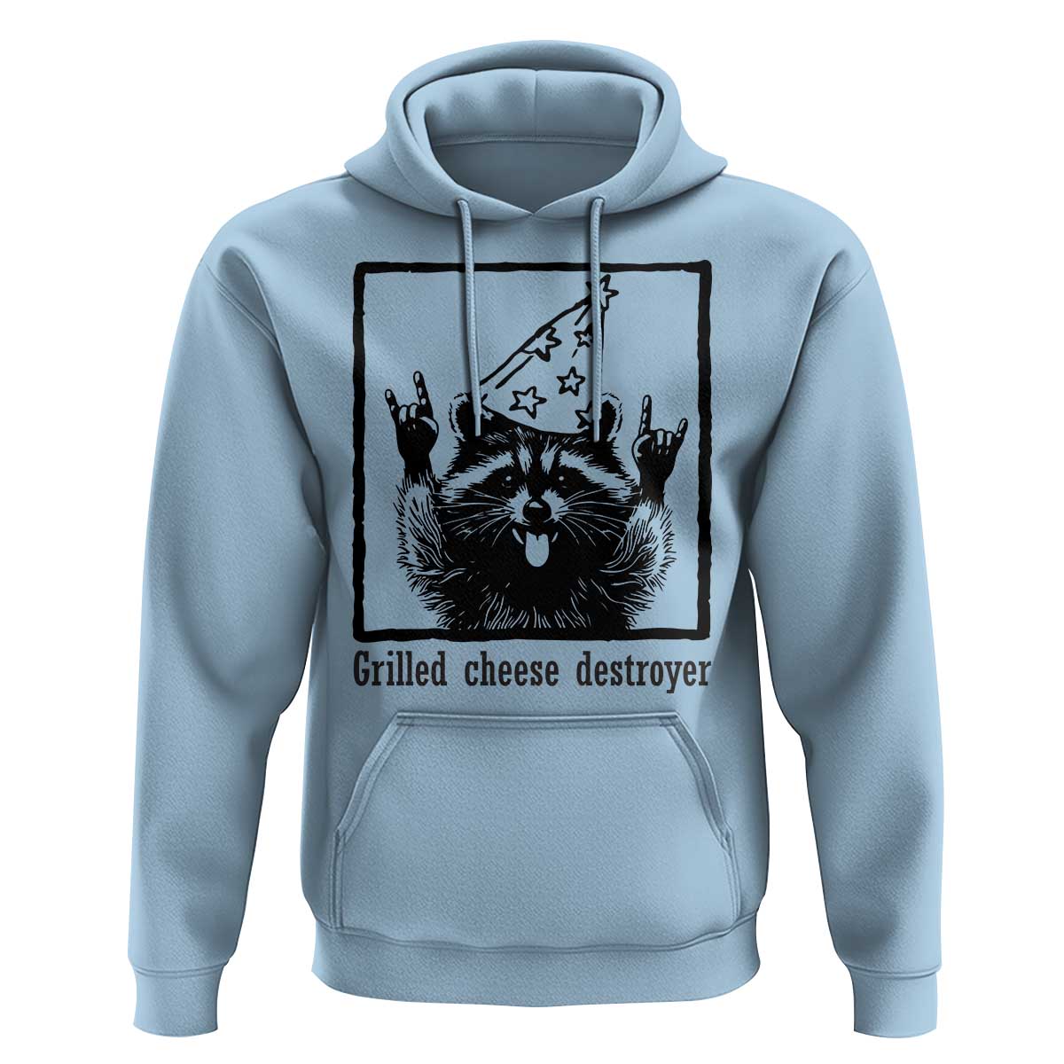 Vintage Raccoon Hoodie Retro Silly Trash Panda Meme - Wonder Print Shop