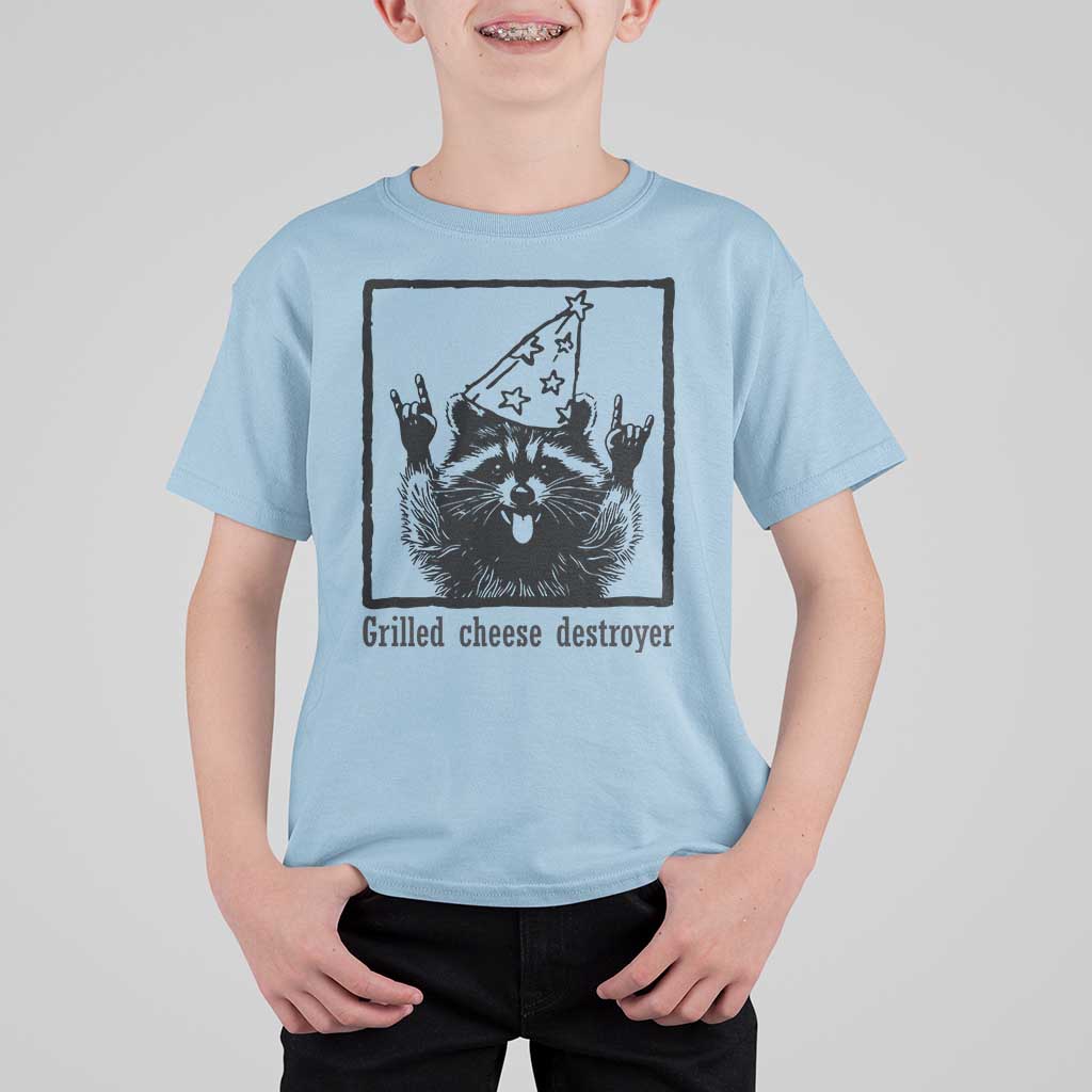 Vintage Raccoon T Shirt For Kid Retro Silly Trash Panda Meme - Wonder Print Shop